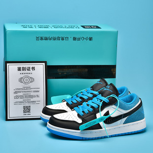 Putian factory direct DUNK Air Force One leisure sports shoes AJ1 low-top men and women mix black and white panda