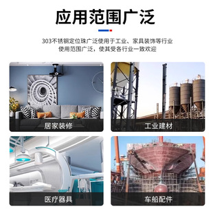 Building available press-in precision positioning touch bead body spring plunger positioning screw ball head stainless steel screw