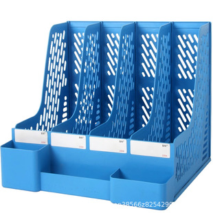 Office supplies desktop file rack plastic storage file box A4 file tray wholesale multi-function rack