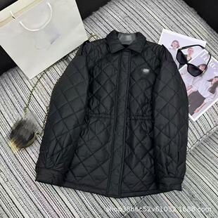 [Nanyou Weiwei high-end women's clothing] 25 new classic fashion temperament Joker diamond padded lapel coat