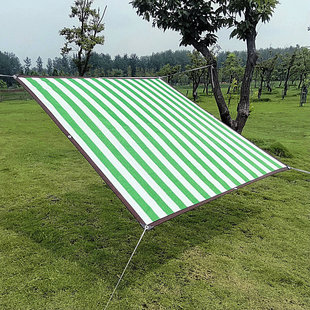 Green and white striped sunshade net balcony courtyard sun protection net Green Plant Succulent encryption thickened foreign trade Amazon shade net