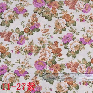 Textile fabric manufacturers wholesale 3 colors purple pink red Chinese National style peony series printed cloth