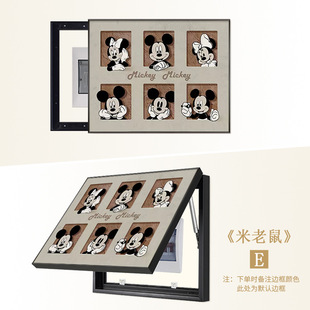 Violent Bear electric meter box decorative painting renovation modern simple High sense restaurant electric brake box distribution box covering hanging painting