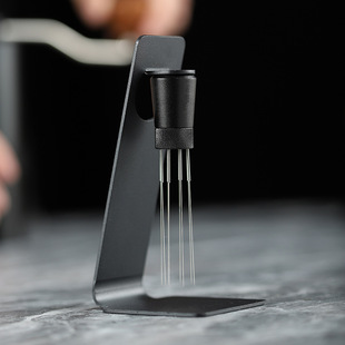 Italian coffee magnetic suction cloth powder needle to disperse agglomerated cloth powder uniform aluminum alloy coffee Italian powder needle to stir powder needle