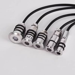 Waterproof 1W3WLED underground lamp stainless steel mini step star light 304 underwater light IP68 outdoor spotlight
