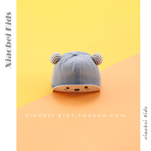 Baby hat spring and autumn thin soft brim boy baby peaked cap girl baseball cap children Sun Hat sun hat