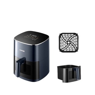 Supor 2025 New Air Fryer Visual Air Fryer Household Flip-Free Large Capacity Intelligent Multi-Function