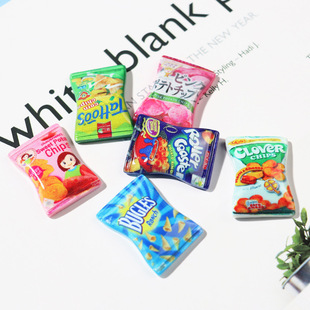 Simulated Large Bag of Potato Chips Candy Blocks French Fries Candy Blocks DIY Cream Glue Hair Accessories Resin Accessories Handmade Materials Super