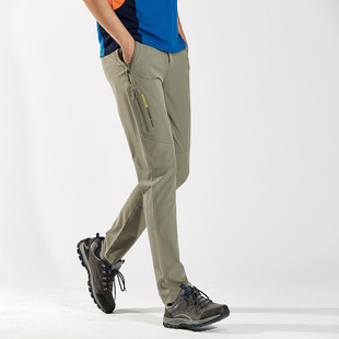Outdoor quick-drying pants men's and women's summer thin stretch foreign trade pants breathable quick-drying mountaineering trousers