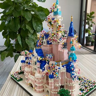 Фэнтезийный замок совместим с Lego строительные блоки для девочек, принцесс, сложный интеллект, набор игрушек, подарок на день рождения