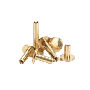 Brass Belt Screw Belt Trouser Belt Screw Pure Brass Female Screw Belt Screw Round Head I Nail