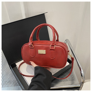 Minute Style Fashionable Portable Small Square Bag Women's 2024 Winter New High-end Texture Shoulder Bag Commuter All-match Crossbody Bag