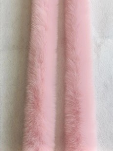 in stock wholesale wool top imitation rex rabbit wool top artificial wool top Tang suit Han clothing rough edge clothing hat strip
