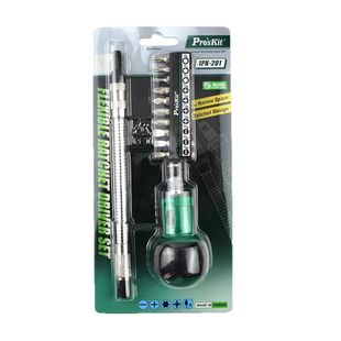 Taiwan Baogong 10 in 1 hose ratchet screwdriver set replacement screwdriver screwdriver suit 1PK-201