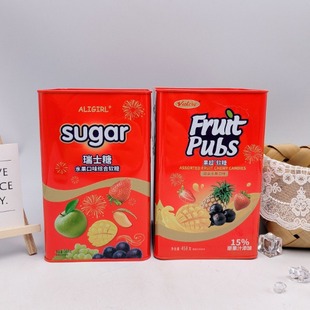 Yilifa Swiss sugar fruit flavor comprehensive soft candy 508G fruit super soft candy 458g leisure festive gift batch