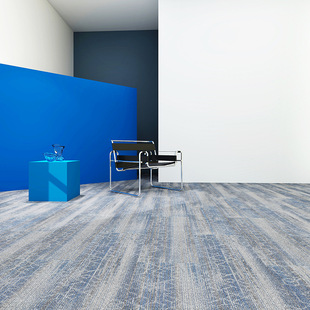 Office Carpet Commercial Stitching Hotel Corridor Gray Thickened Sound Insulation PVC Dirt Resistant Flame Retardant Square Carpet