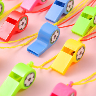 Whistle Football Whistle cheerleader cheer props children's candy-colored toys concert fans whistle wholesale factory