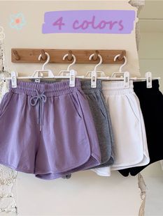 Chubby Girl plus size sports shorts women's summer wear new Korean style high waist loose slimming home wide leg casual pants