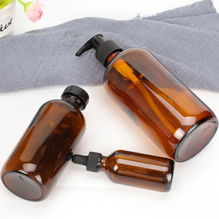 New Brown Boston bottle glass bottle 500ml spray bottle essential oil bottle Spray Lotion hand sanitizer bottle