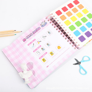 Mai and Chirp Fairy Tale Princess DIY Collection Book Coloring Book Dress-up Sticker Poke Poke Music Three-in-One Educational Toy