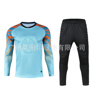 Football clothing goalkeeper general clothing suit children adult long sleeve game training clothing jersey wholesale cross-border exclusive