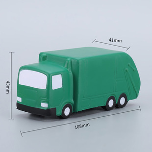 Supply car train simulation PU toys polyurethane Children's Fun game toys pinch Music Toys