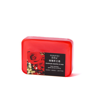 [Simi Silk] Маркировка масляного мыла Rose Essence Ручная очистка и увлажнение мыла 90 г