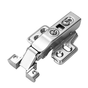 Factory direct gun black aluminum frame glass door hydraulic hinge damping buffer cabinet wine cabinet narrow side black hinge