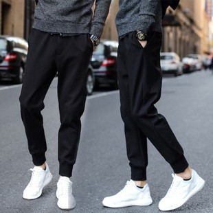 Spring vibe wind-fried street men's pants design sense niche straight tube ins fashion pendant sense wave pattern Ice Silk wide leg pants