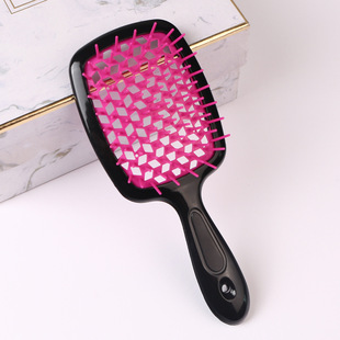 Mesh hollow comb honeycomb massage comb wet and dry plastic massage comb hair comb factory wholesale