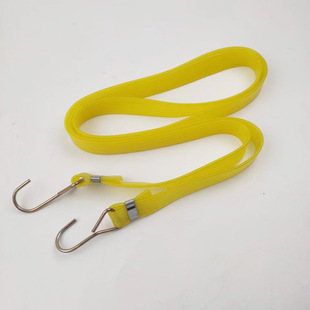 Colorful Transparent Seven-hole Beef Tendon Luggage Rope Motorcycle Cargo Binding Rope Rubber Band Elastic Band