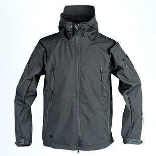 Spring and Autumn Shark Skin Tactical Coat Men's Thin Breathable Army Fan Jacket Outdoor Special Forces Multi-Pocket Jacket