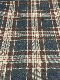 Woolen Woolen Spot Brushed Plaid Outwear Clothing/shoes and Hats/bag Fabric Shaoxing Supply
