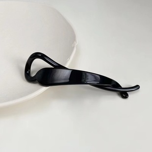 Korean Style Simple Hairclip Women's Head High-end All-match Hair Twisted Clip Large Elegant Duckbill Clip Headwear