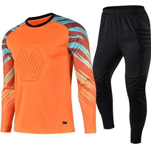 Goalkeeper's Clothing Football Goalkeeper's Jersey Equipment Children's Adult Same Anti-collision Pad Cushioning Goalkeeper's suit
