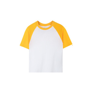 Tmall 180g combed cotton raglan T-shirt parent-child Hebei blank version regular version short sleeve thread back hemming