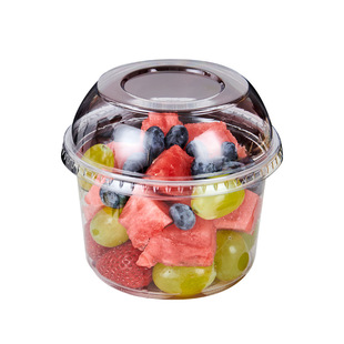 Ice powder packing box thickened disposable with lid net red fruit fishing ice dumplings special bowl taro mud shaved ice PET cup