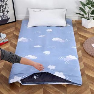 Student Dormitory Bed Sheet Zipper Fully Closed Quilt Cover Mattress Cover Removable and Washable All-inclusive Zipper Cover Dust-proof Anti-slip Cover