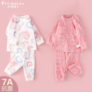 Newborn Baby Clothes Spring and Autumn Baby Girl suit Children's Home Clothes Male Baby Split suit Cute