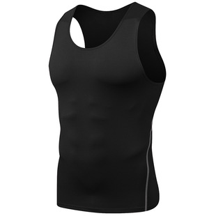 Cross-border summer sports pro quick-drying top running training clothes vest basketball Football tight sleeveless stretch fitness