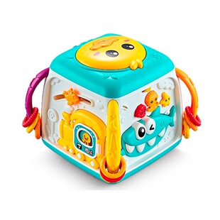 Children's Hexahedron Early Education Educational Toys Baby Clap Drum Hand Clap Drum Happy Small World Six-sided Box