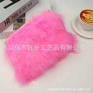 Factory direct blood vessel velvet cloth turkey feather feather feather cloth skirt diy decorative belt costume