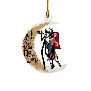 Cross-border Nightmare before Halloween Animation Character Toy Acrylic Christmas Tree Pendant Party Decoration Ornament Gift