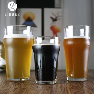 Libby British Bar Beer Mug Goose Island Wide Mouth Fine Brewing Mug Large Capacity Heat Resistant Mug Commercial Customizable LOGO