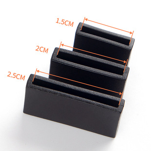 Factory direct pom aircraft buckle mobile phone buckle plastic keychain accessories buckle square hoop black
