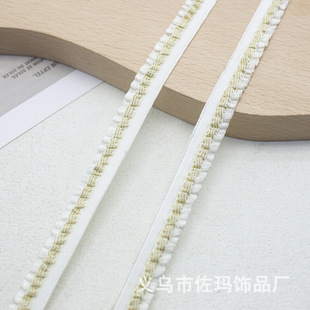 in stock 12 Color 1.2CM One-way Double Layer Auricularia Elastic Lace Gift Packaging DIY Handmade Headwear Garment Accessories