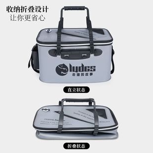 Folding Barrel Fish Box Live Fish Barrel Fishing Barrel Fishing Supplies Equipment Fish Box Fish Thickened Fish Protection 2021 Senl
