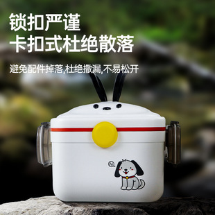 Sichuan Pin She мелкий предмет рыболовный ящик 2024 новый многофункциональный портативный рыболовный ящик небольшой сверхлегкий рыболовный двухслойный ящик для хранения