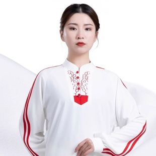Chasing the Wind Hero Tai Chi Suit Women's Stretch Linen Chinese Style High-end Tai Chi Practice Martial Arts Suit Spring and Autumn New Arrival Men's Summer