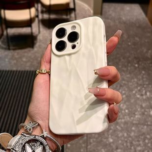 Применимо к Apple 15 чехол для телефона iPhone14 новый 13promax мягкий анти-падение plus минималистичный складчатый чехол 16 все включено